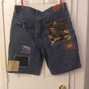 Echo jean shorts men's 38